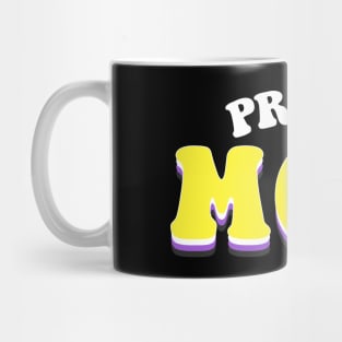 Proud Mom Nonbinary Pride Mug